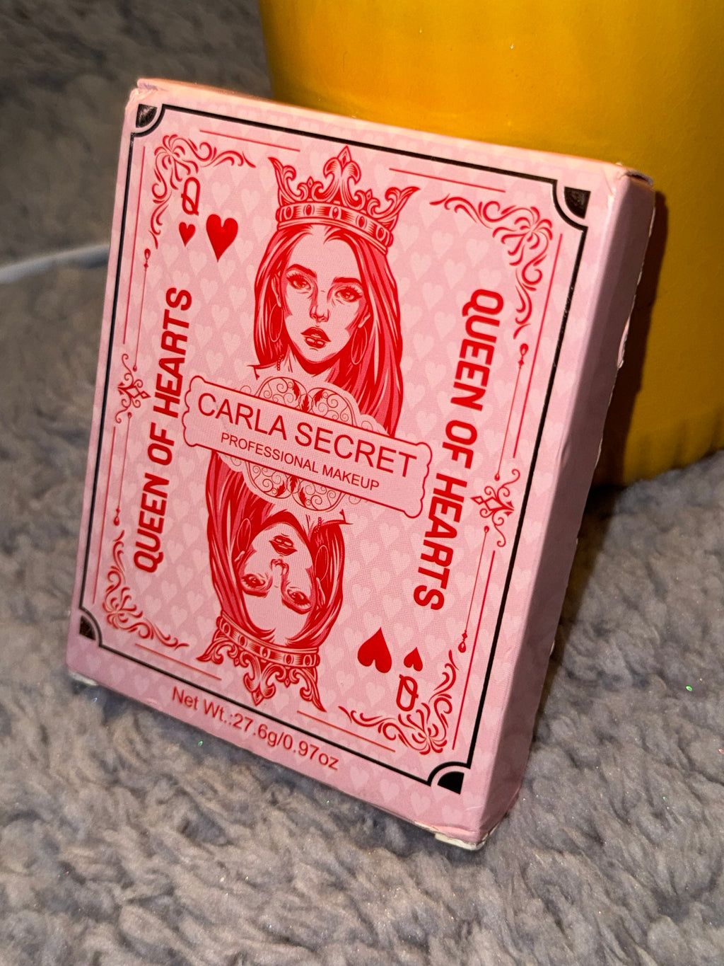 Carla Secret Queen of Hearts Professional Makeup Palette – Lip & Contour Palette 12 Colors