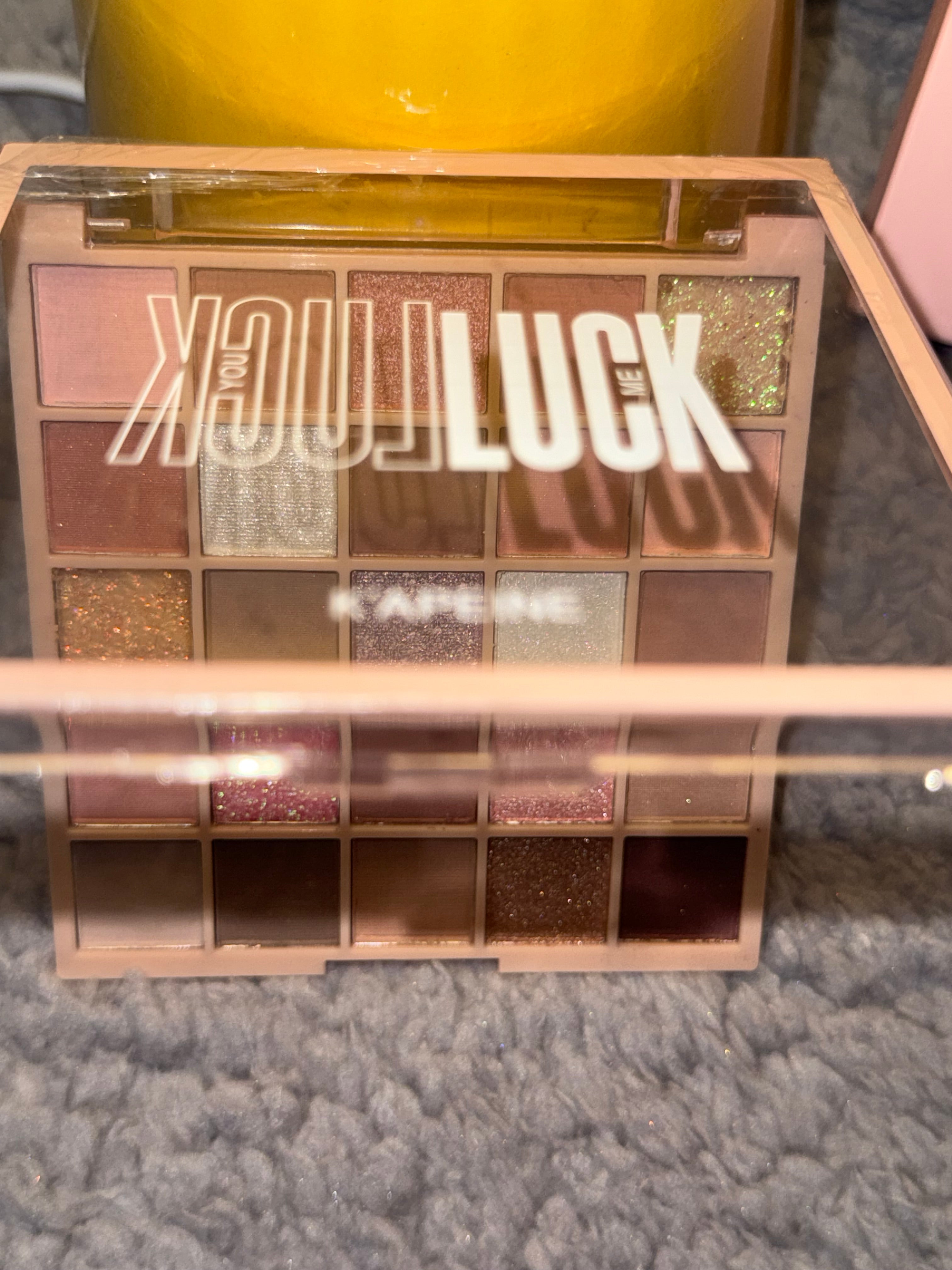KAPEINE You Love Me Lucky Eyeshadow Palette – 25 Color Matte & Glitter Eyeshadow Palette