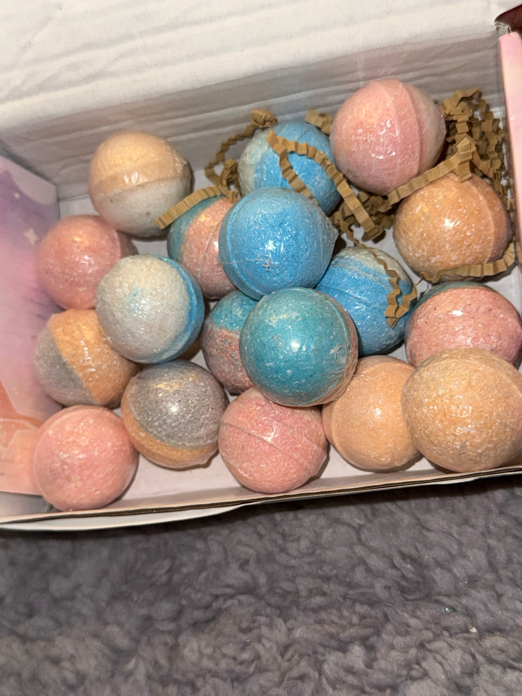Mini Unicorn Bath Bombs Gift Set – 18PCS Colourful Fizzy Bath Bombs