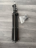 Black Mini Tabletop Light Stand Tripod for Photo Studio with 1/4" Screw Top