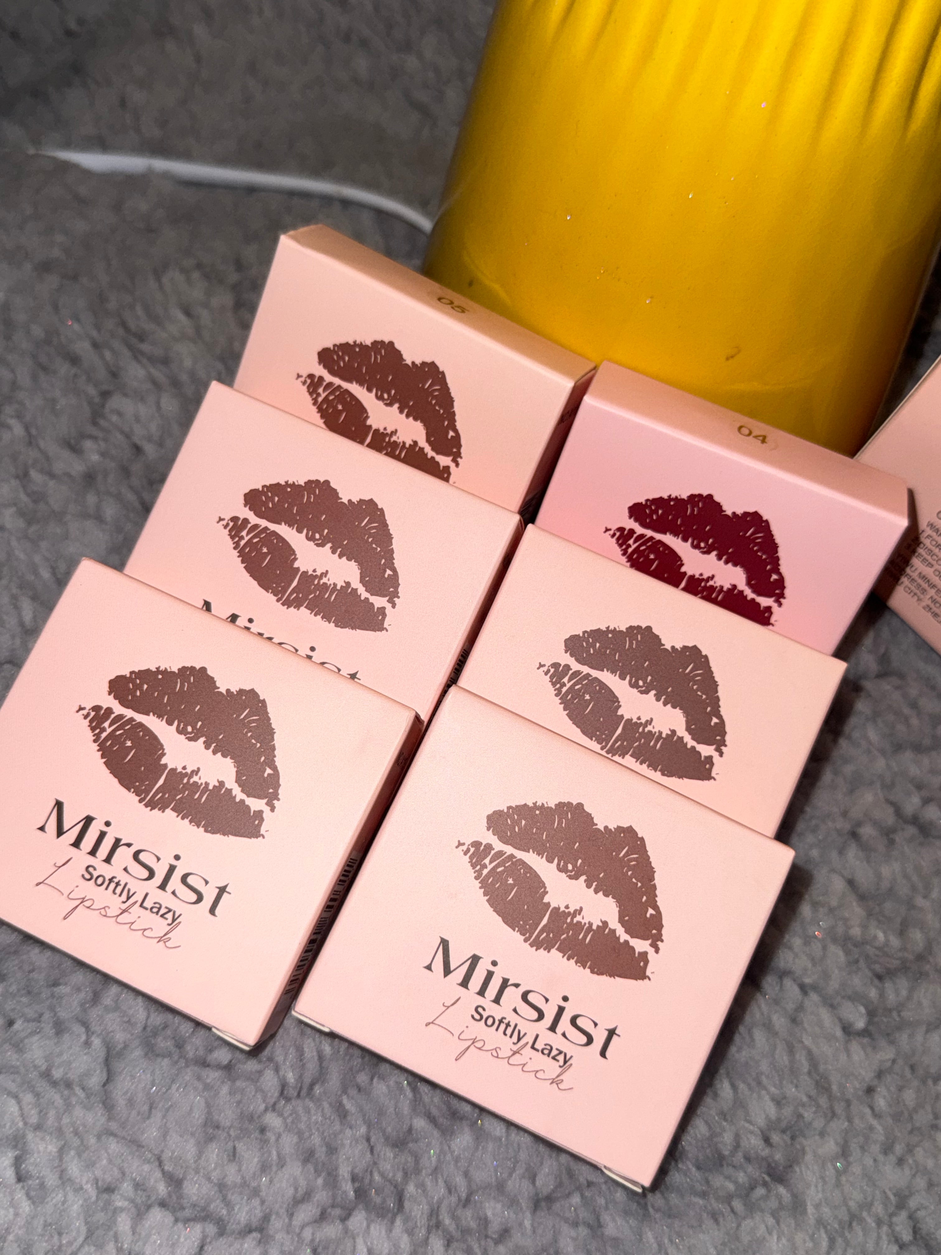 MirSist Softly Lazy Lipstick Set – 6 Matte Lipsticks (Shades 04–09)