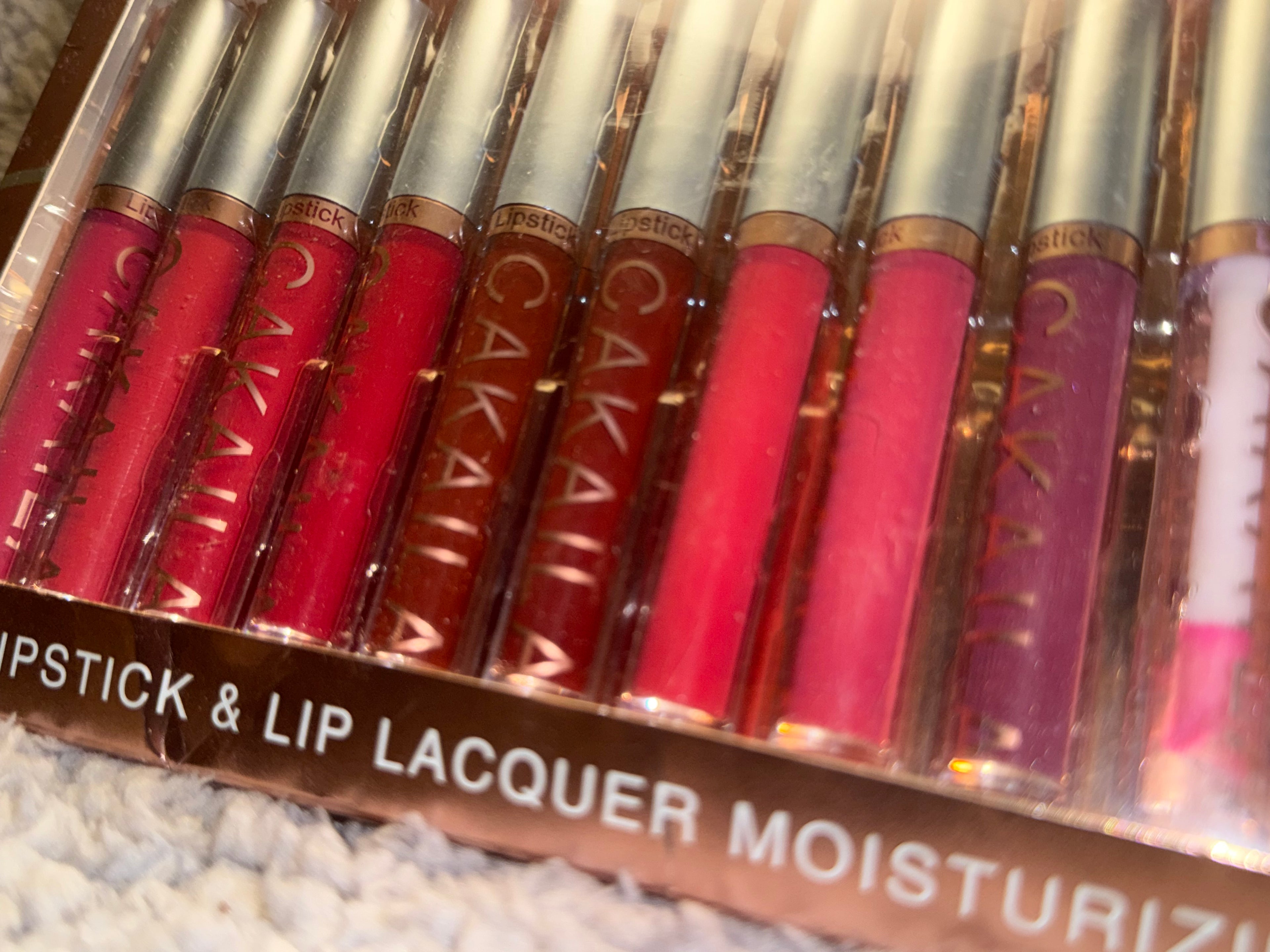 CAKAILA Matte Lipstick & Lip Lacquer Set – 10 Colors