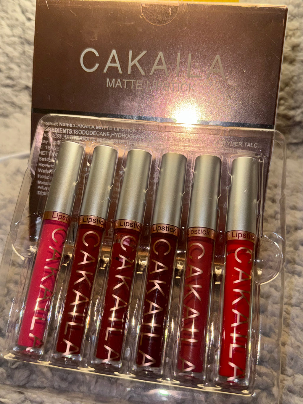 CAKAILA Matte Liquid Lipstick Set – 6 Long Lasting Lip Colors