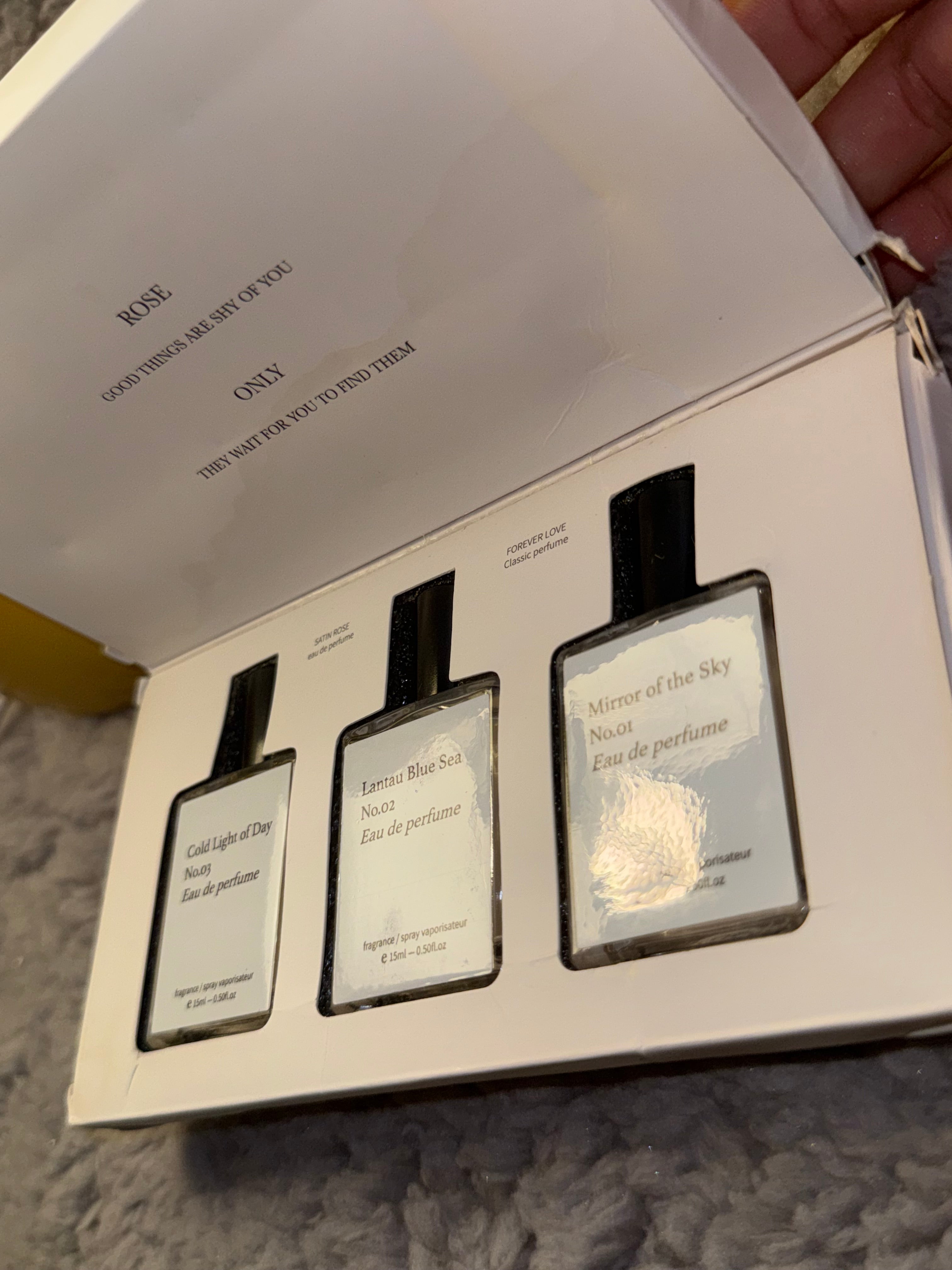 Satin Rose Mini Eau de Parfum Gift Set – 3 Fragrance Collection