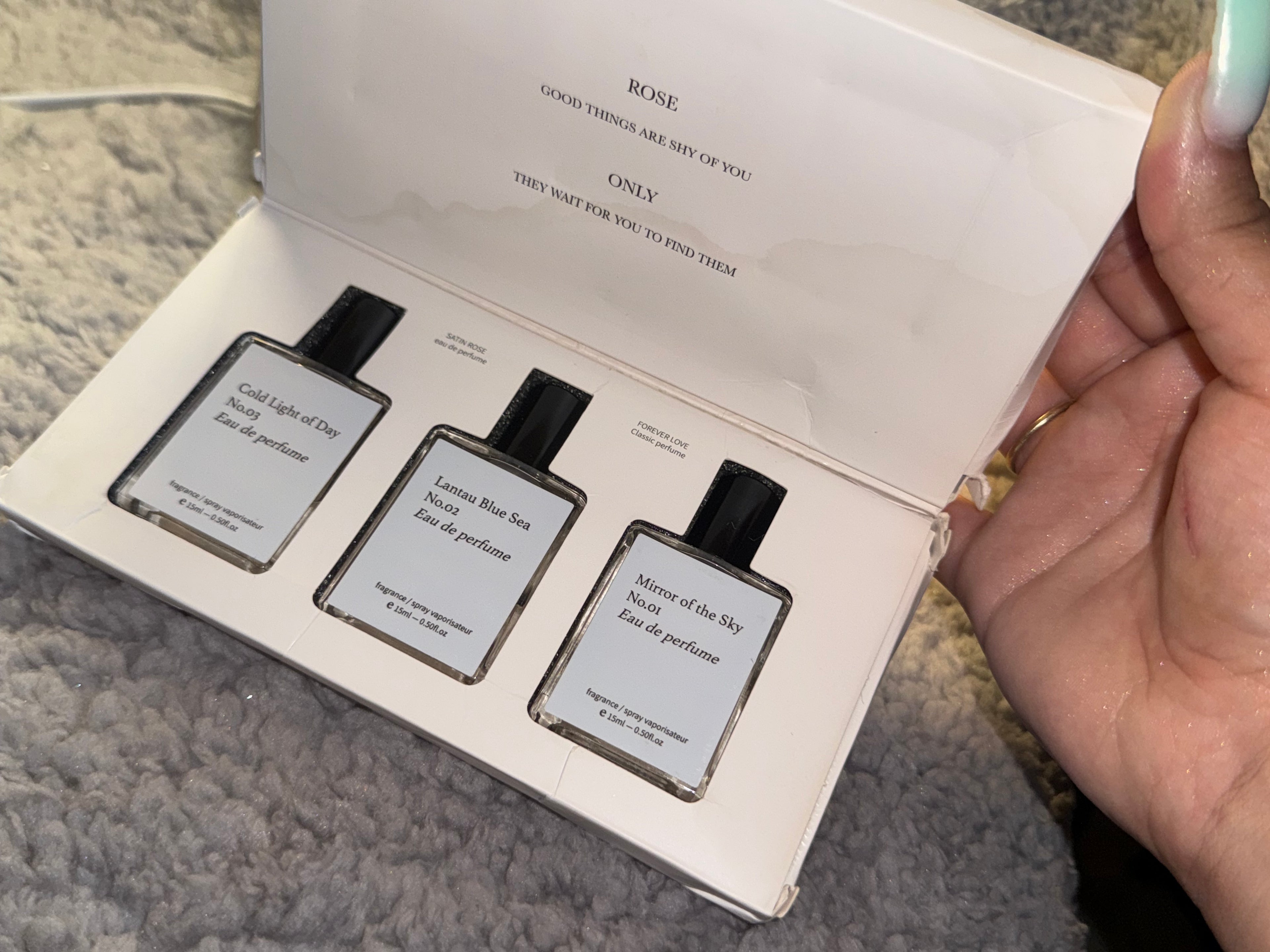 Satin Rose Mini Eau de Parfum Gift Set – 3 Fragrance Collection