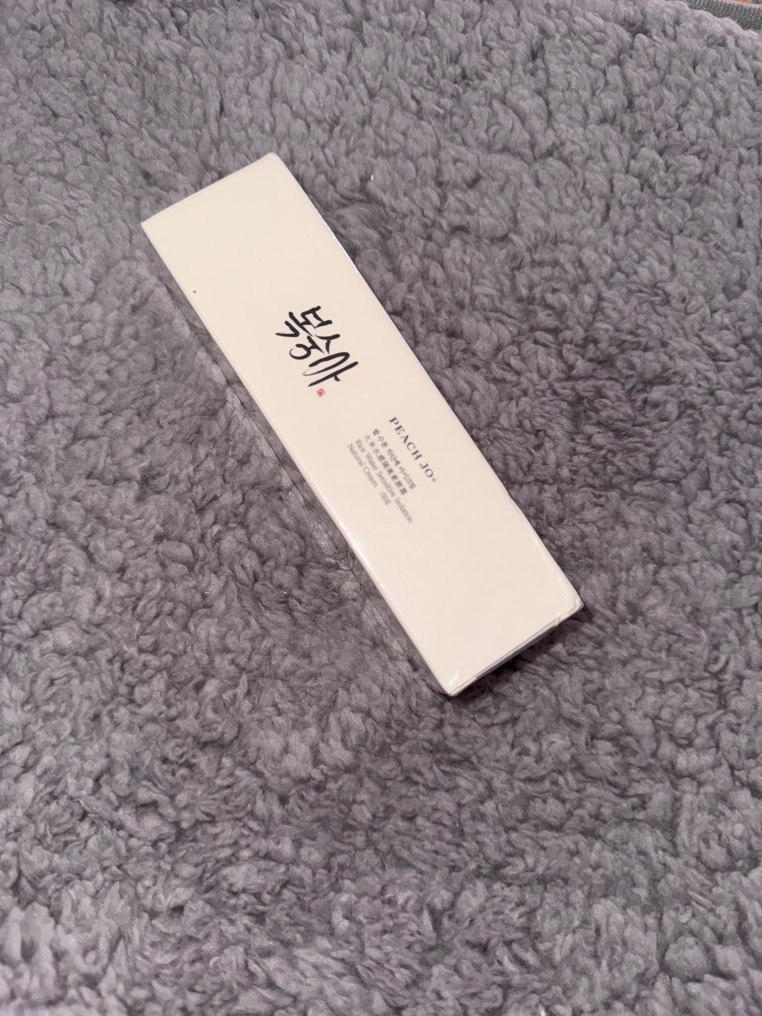 PEACH JO+ Rice Water Sensitive Isolation Natural Cream 50g