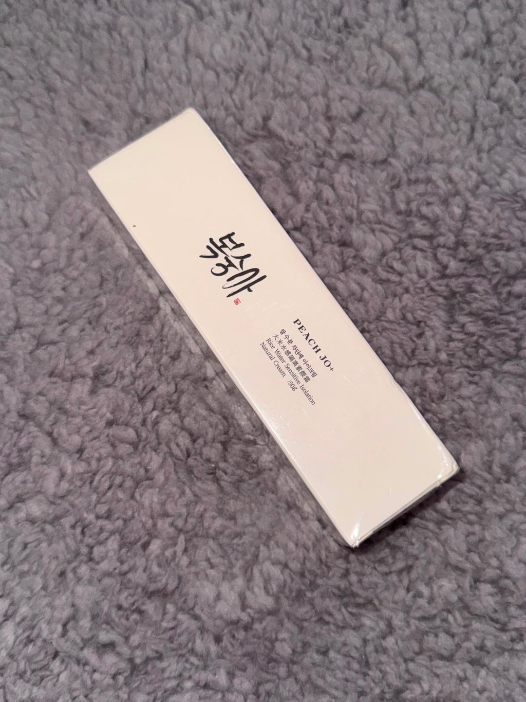 PEACH JO+ Rice Water Sensitive Isolation Natural Cream 50g