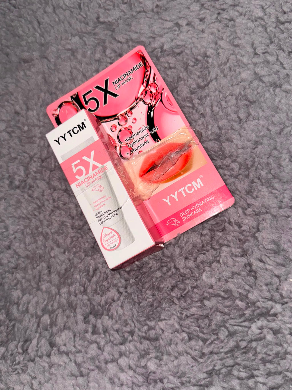 YYTCM 5X Niacinamide Lip Care Set – Lip Mask & Hydrating Lip Treatment