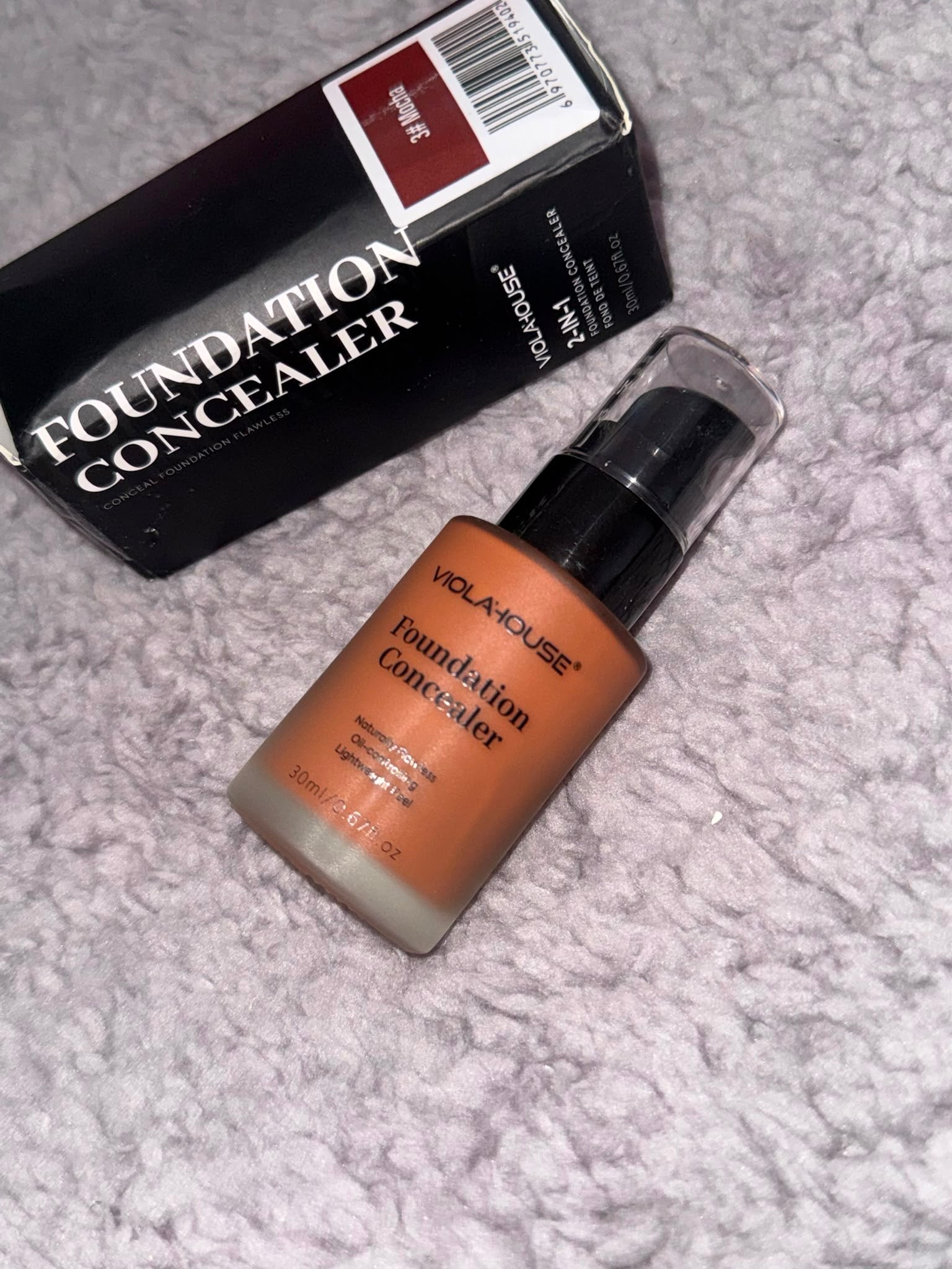 VIOLA HOUSE Foundation Concealer – Full Coverage Liquid Foundation (Shade 03)