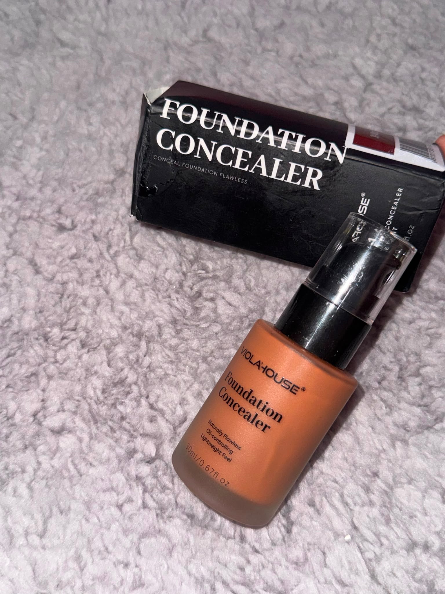 VIOLA HOUSE Foundation Concealer – Full Coverage Liquid Foundation (Shade 03)