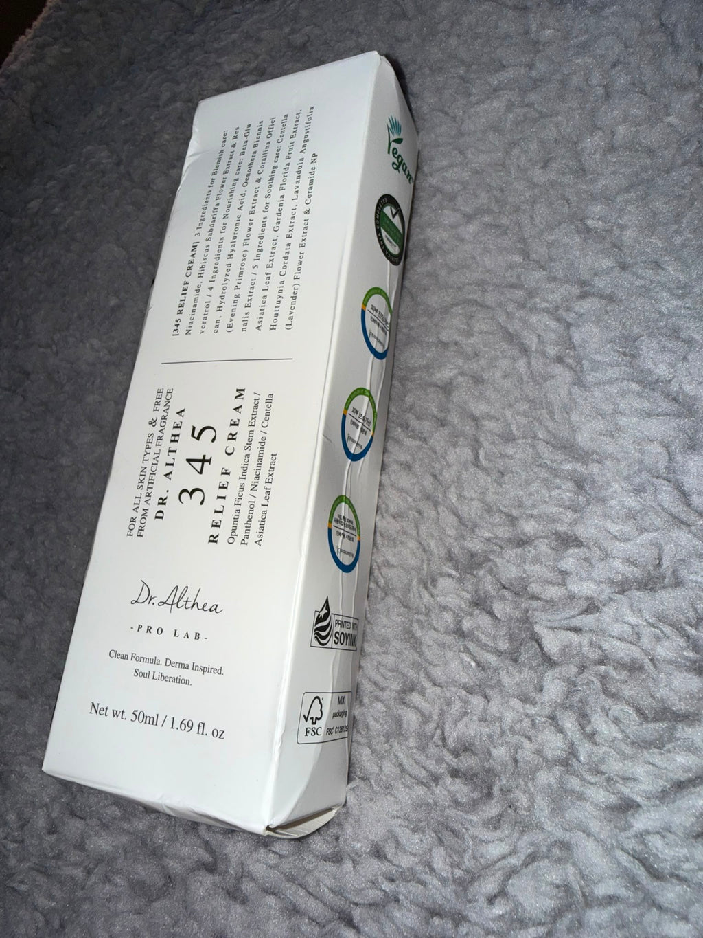 Dr. Althea 345 Relief Cream – Soothing & Hydrating Face Moisturiser (50ml)