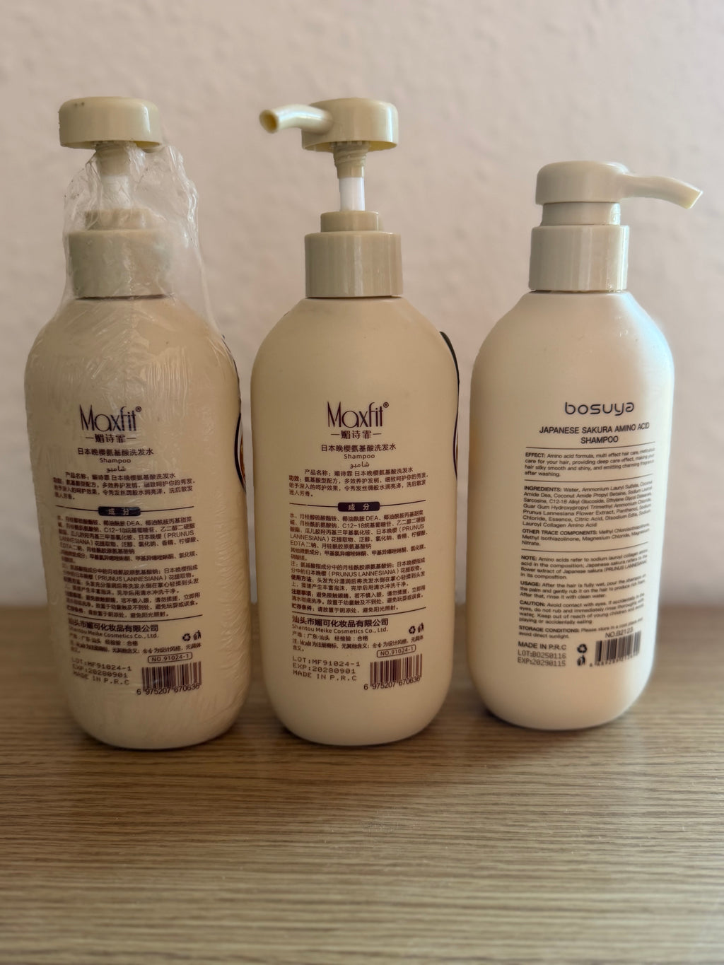 Maxfit Japanese Sakura Amino Acid Shampoo – Nourishing Hair Shampoo (300ml)