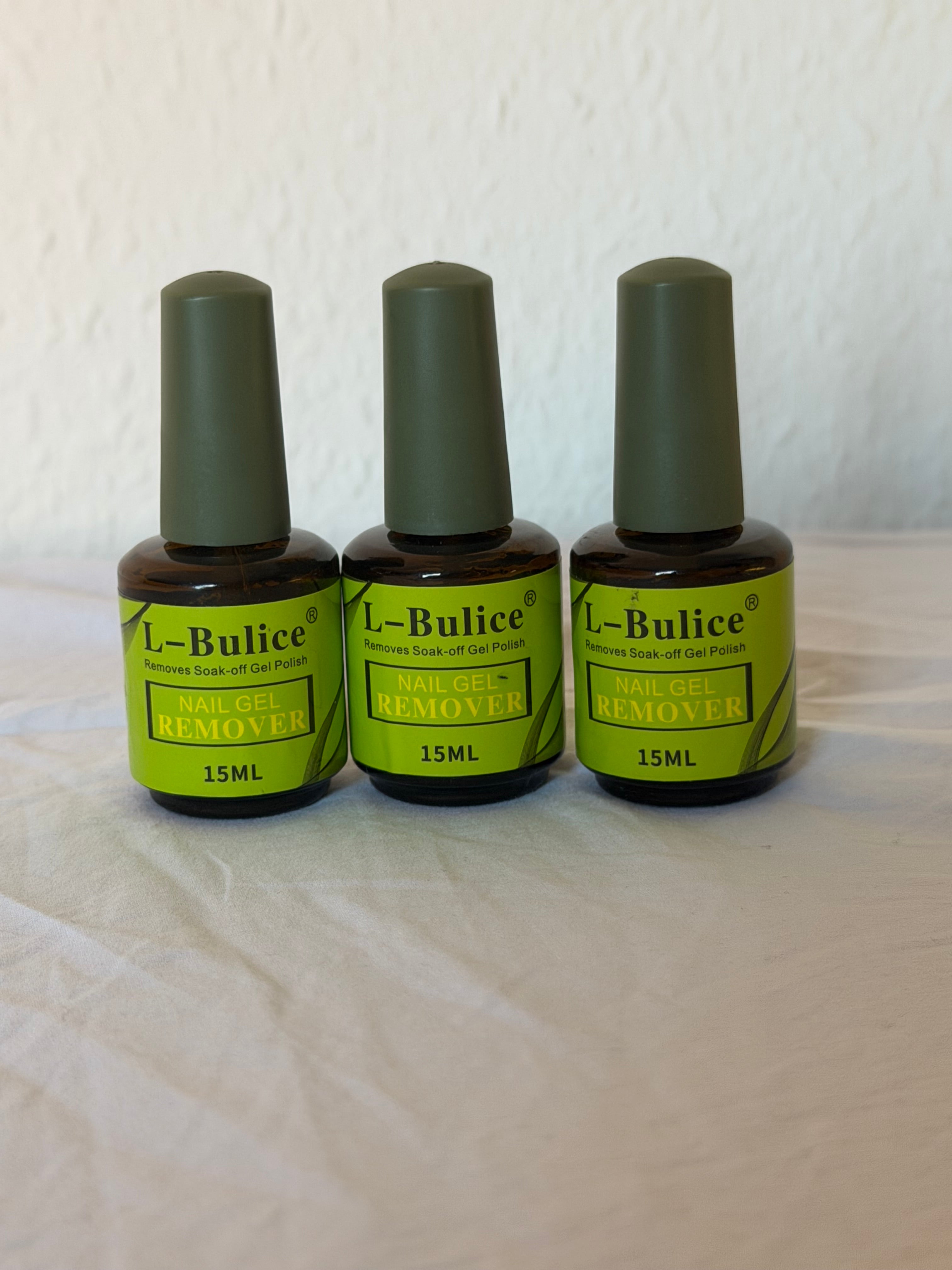 L-Bulice Nail Gel Remover – Soak-Off Gel Polish Remover 15ml