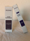 ROZINO Clean Toothpaste & Clean Tooth Whitening Pen Set