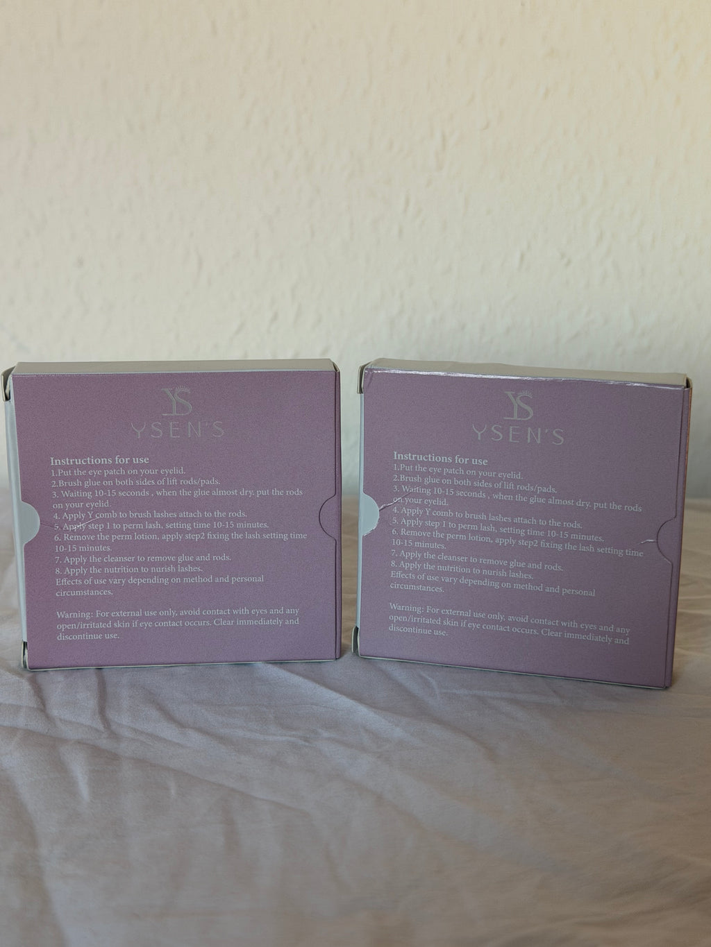 YSEN’S Lash Lift & Lash Perm Solution Kit – Step 1 & Step 2 (10pcs Each)