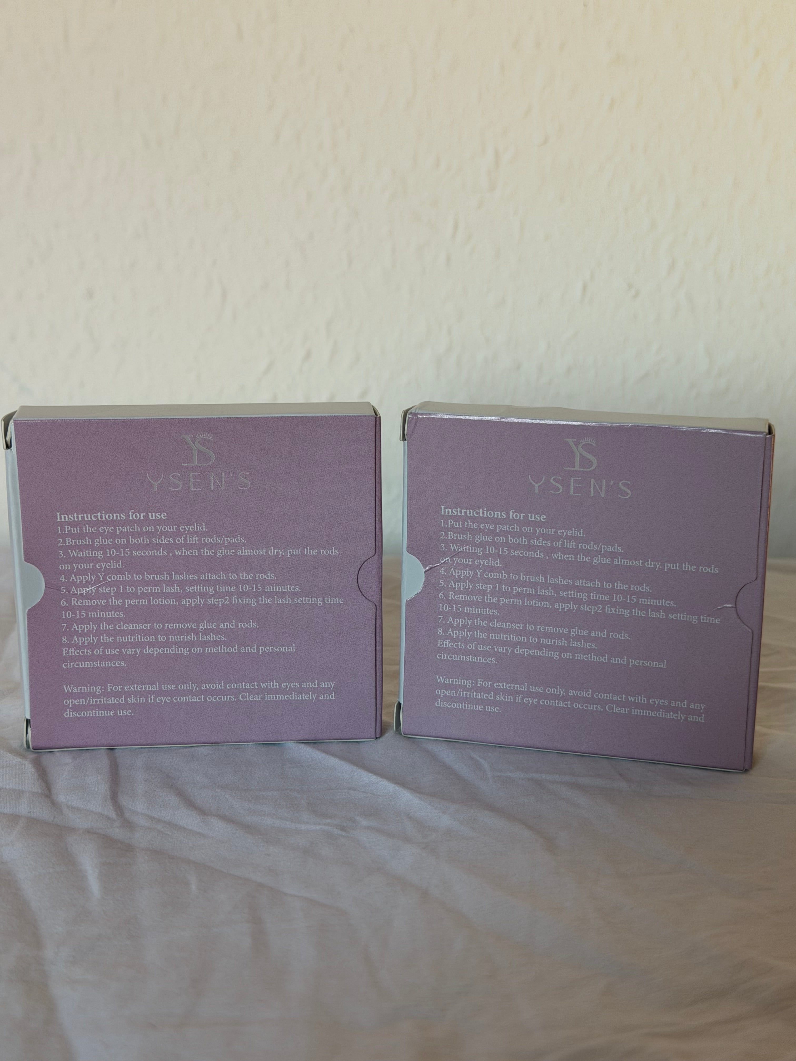 YSEN’S Lash Lift & Lash Perm Solution Kit – Step 1 & Step 2 (10pcs Each)