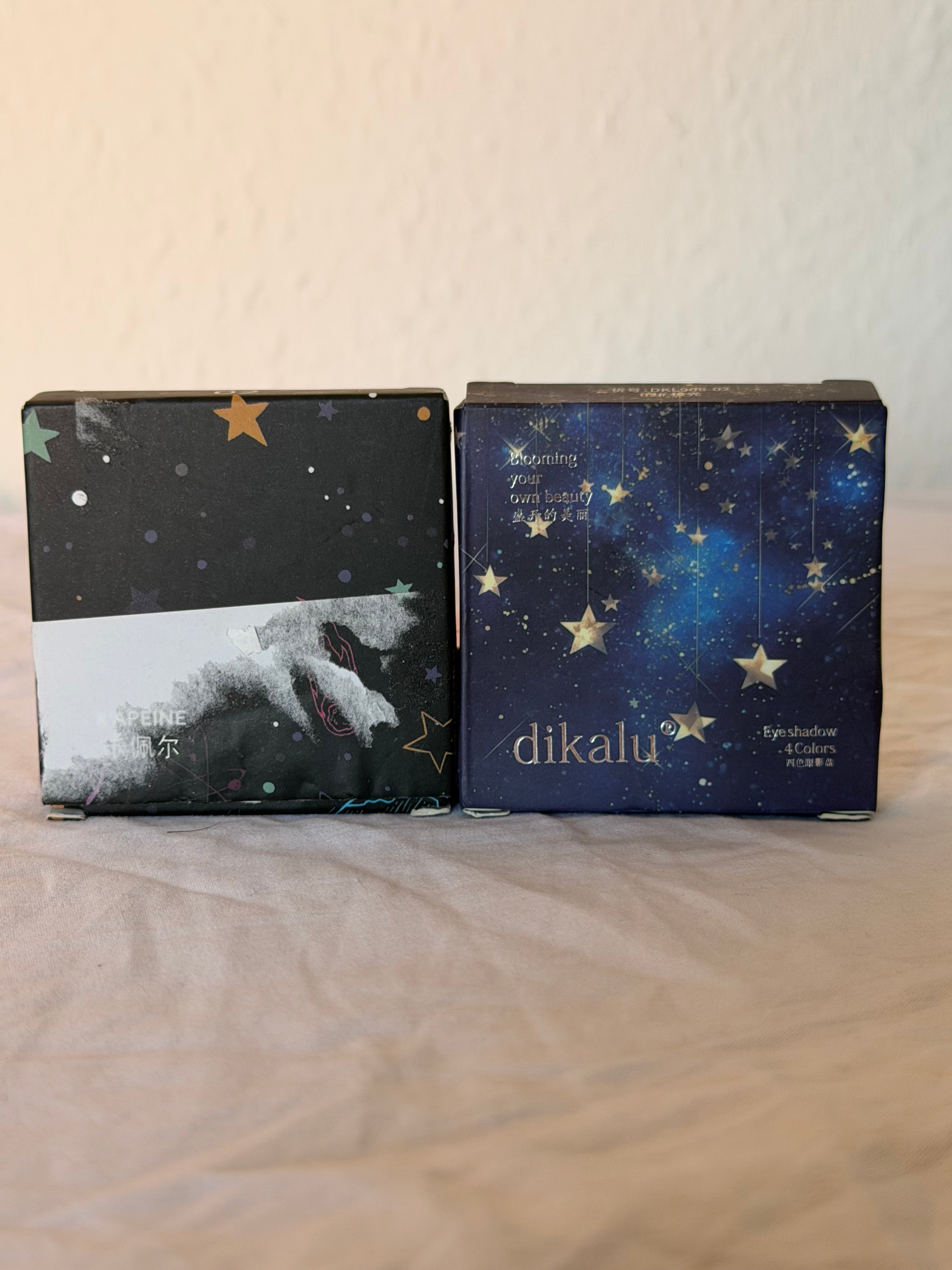 DIKALU 4-Color Eyeshadow Palette – Aurora Shimmer Eye Makeup