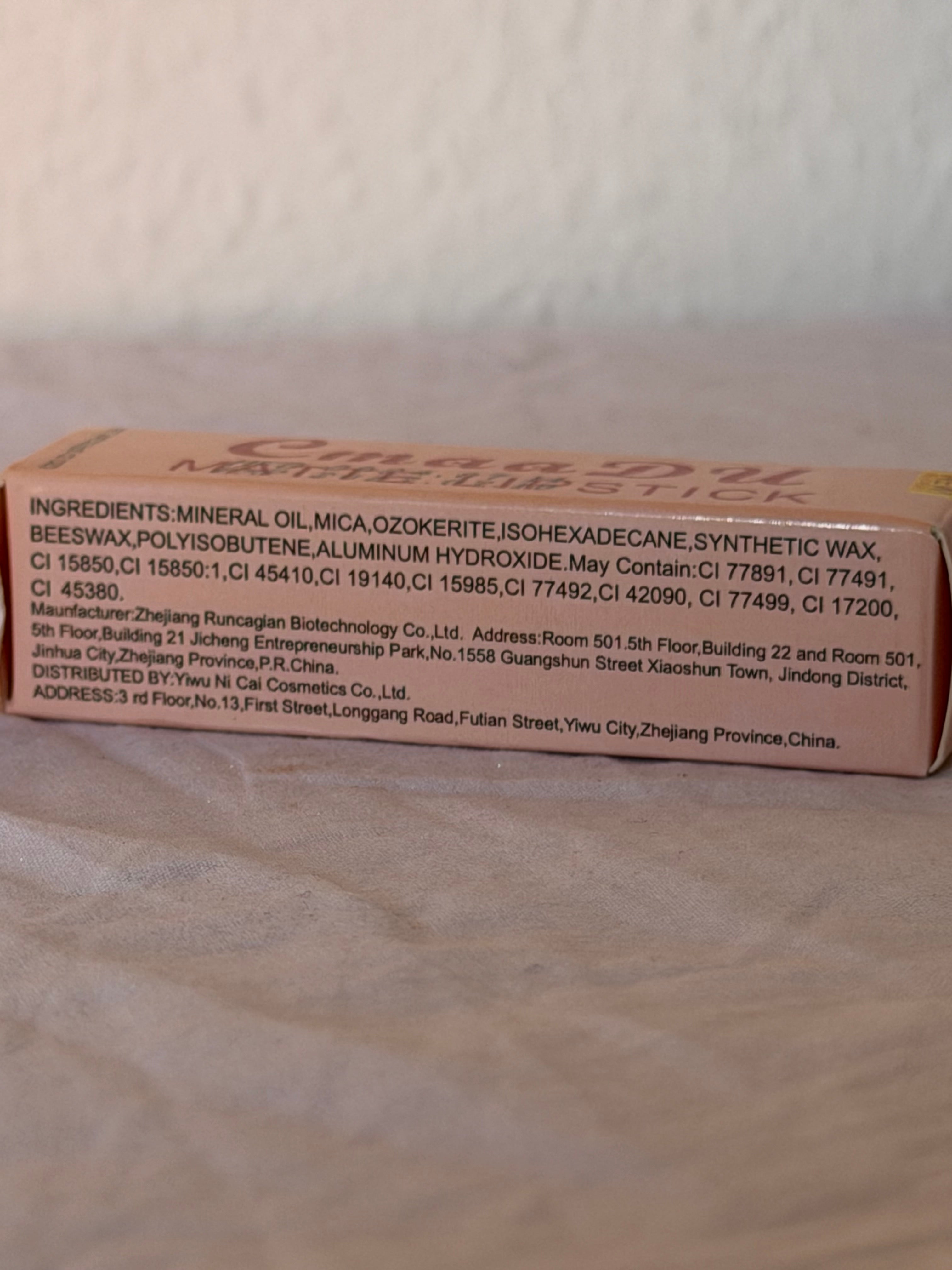 CmaaD’U Matte Lipstick – Smooth Long-Lasting Lip Colour