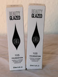 Beauty Glazed Foundation 105 – Medium Coverage Poreless Matte Waterproof 6ml